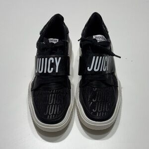 Juicy Couture Black and White Logo Sneakers